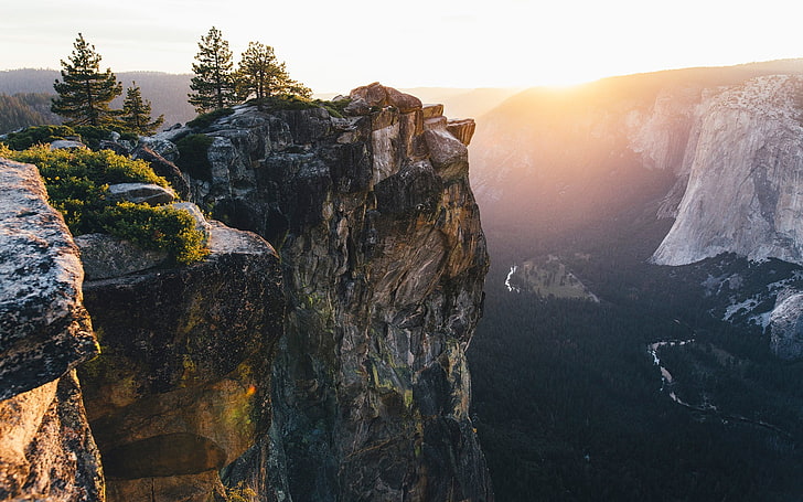 Yosemite National Park, nature, landscape, rock, beauty in nature, HD wallpaper