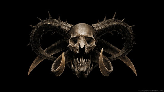 HD wallpaper: demon, Dark, skull, satan, occult, horror | Wallpaper Flare
