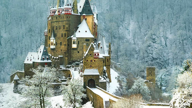 nature, castle, Eltz Castle, Germany, HD wallpaper