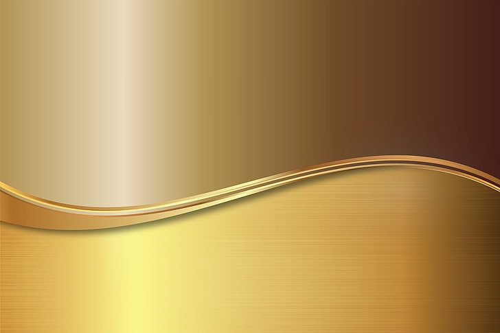metal, gold, vector, plate, golden, background, steel, gradient