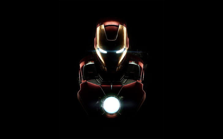 HD wallpaper: dark, Iron Man, Marvel Cinematic Universe, simple background  | Wallpaper Flare