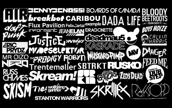 music daft punk deadmau5 justice dubstep the prodigy the bloody beetroots skrillex nero air boys noi Entertainment Music HD Art