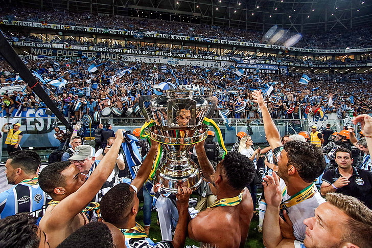 Gremio Porto Alegre, crowd, group of people, stadium, sport, HD wallpaper