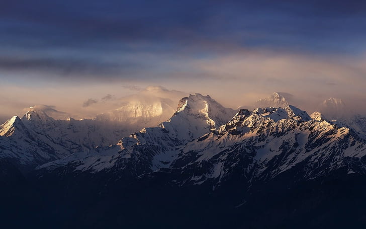 mountains, Mount Everest, Himalayas, landscape, snowy mountain, HD wallpaper