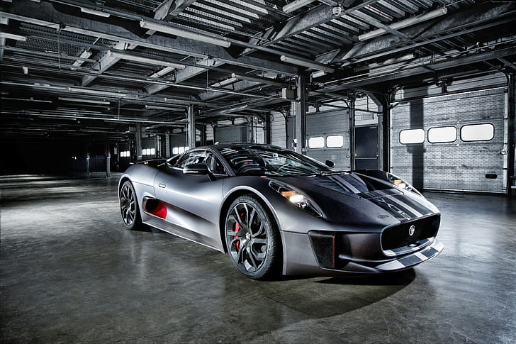 side, hybrid, Jaguar C-X75, supercar, test drive, sports car