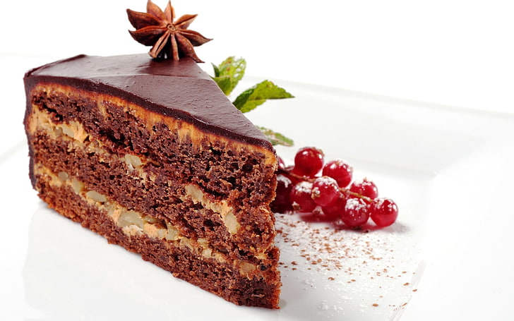 chocolate cake, dessert, pastry, sweet, food, sweet Food, gourmet, HD wallpaper