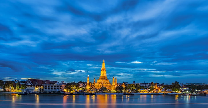 Temples, Wat Arun Temple, Bangkok, Thailand