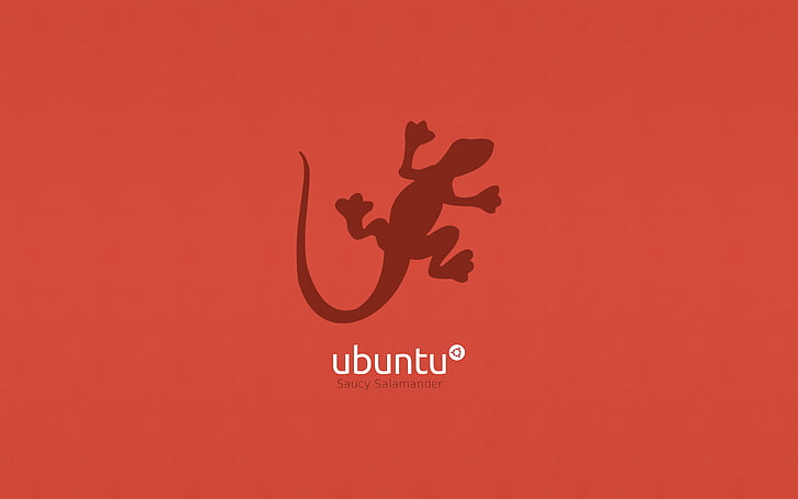 Ubuntu logo, Linux, GNU, text, red, communication, no people, HD wallpaper