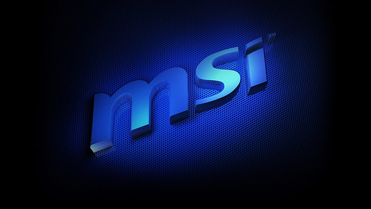 MSI, logo, technology, communication, no people, number, illuminated, HD wallpaper