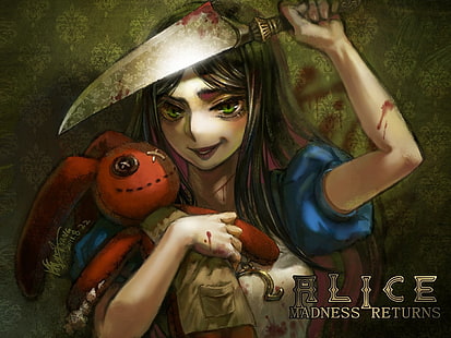 HD wallpaper: Video Game, Alice: Madness Returns, portrait, smiling, one  person | Wallpaper Flare