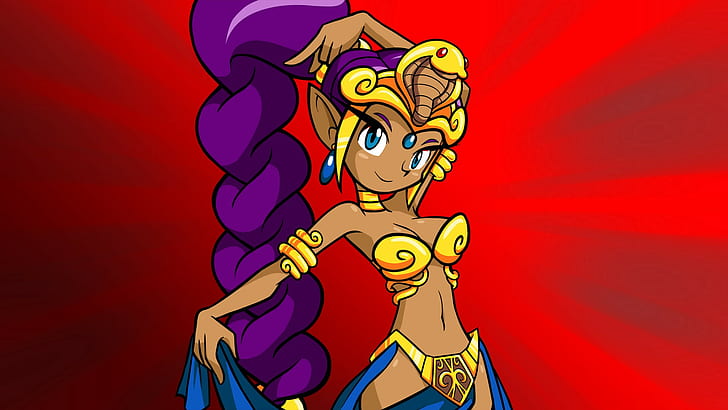 Shantae: Risky's Revenge, genie girl, HD wallpaper