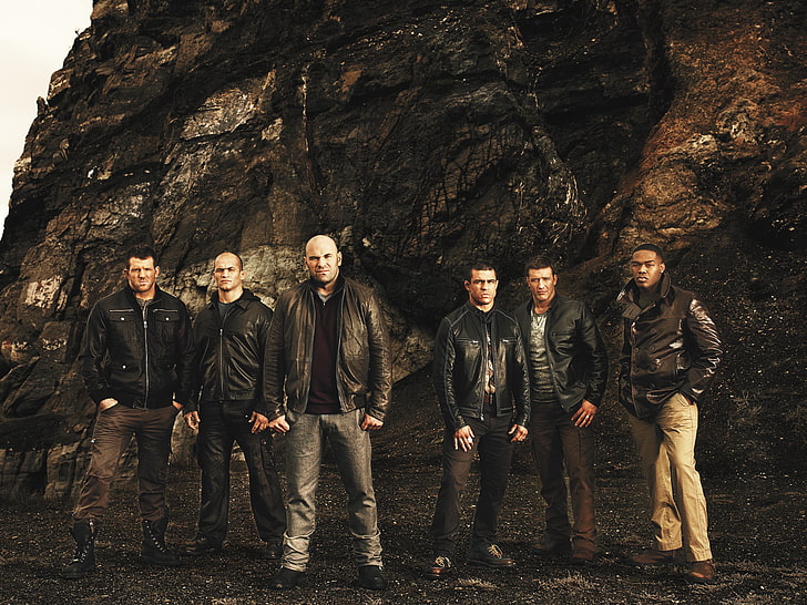 men's black full-zip jacket, stones, mountain, fighters, mma, HD wallpaper