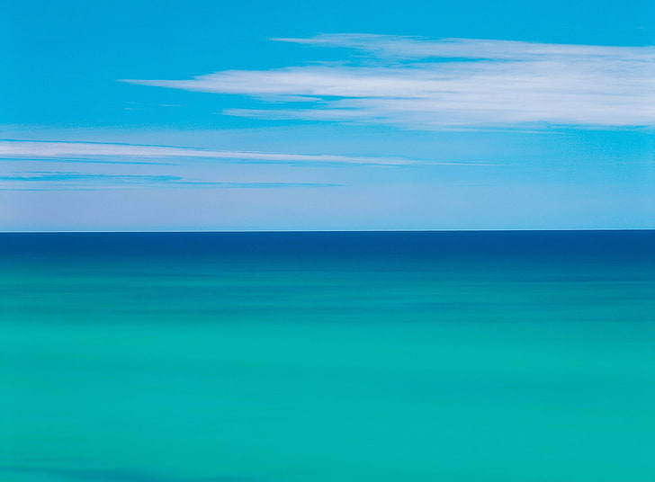 HD wallpaper: The Ocean, blue gradient color digital wallpaper, Aero,  Vector Art | Wallpaper Flare