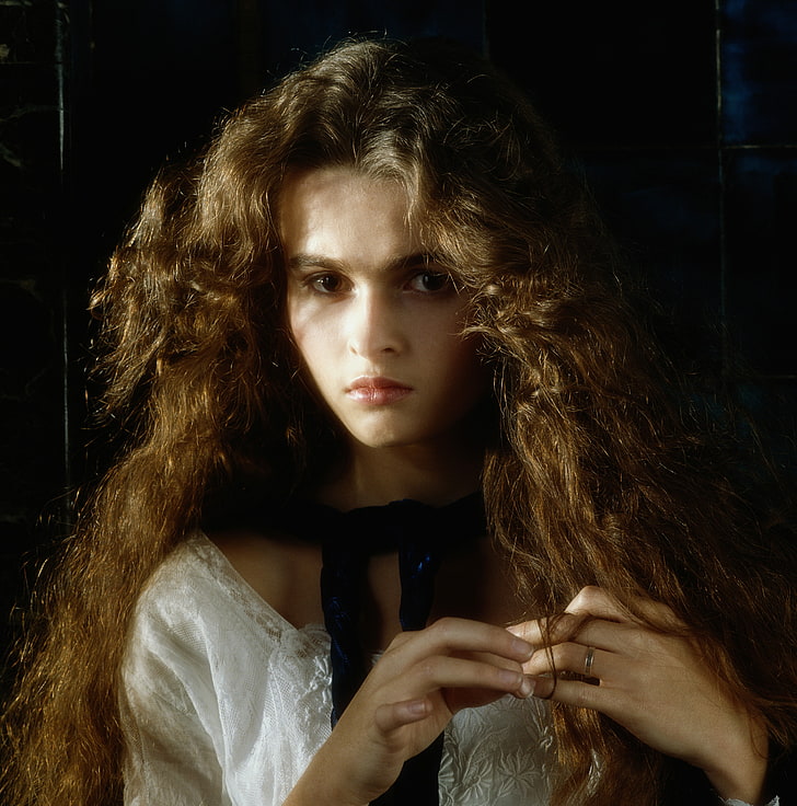 women, actress, Helena Bonham Carter, hair, long hair, portrait, HD wallpaper