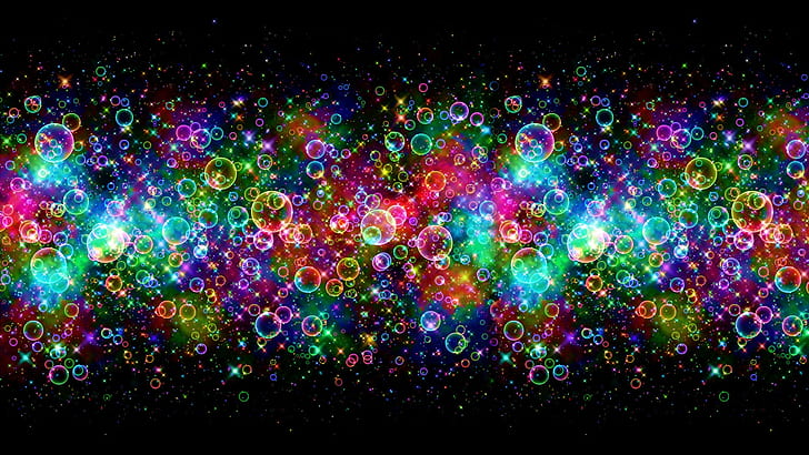 abstract, bubble, full color, hD