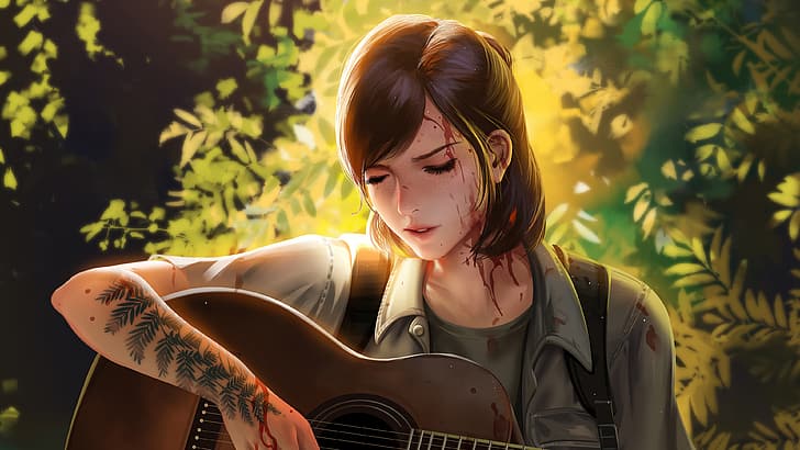 artwork, Ellie Williams, The Last of Us, The Last of Us 2, digital art, HD wallpaper