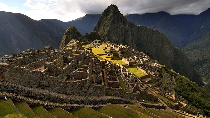 Machu Picchu, Peru, structure, mountain, top, ruins, inca, cusco City, HD wallpaper