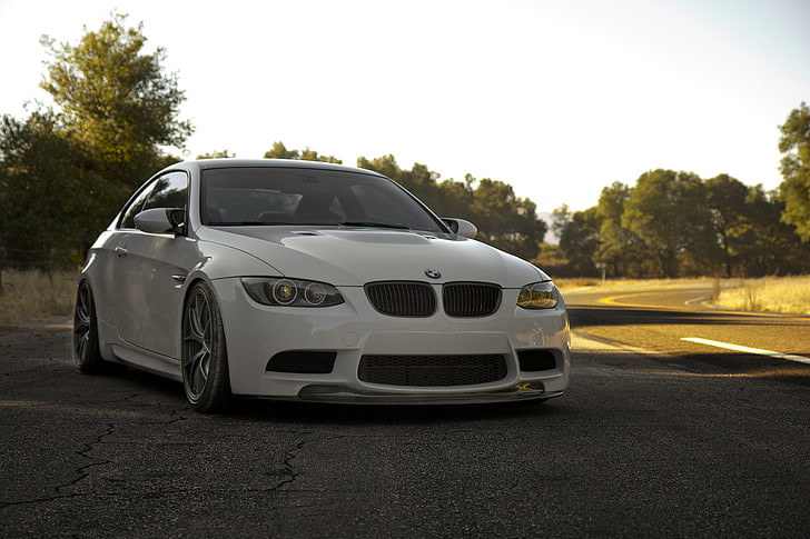 white BMW coupe, m3, e92, car, transportation, land Vehicle, sports Car, HD wallpaper