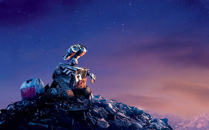 Animated Movies, WALL·E, space, star - space, night, astronomy, HD wallpaper