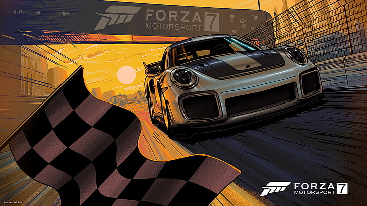 sne hvid Secréte Grænseværdi HD wallpaper: Forza Motorsport 7, Porsche 911 GT2 RS | Wallpaper Flare