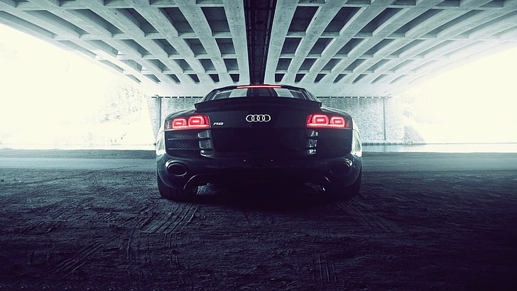 photography of gray Audi R8, car, transportation, mode of transportation