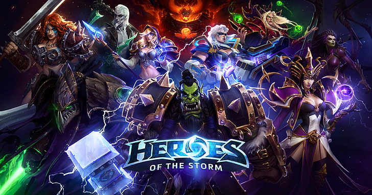 Heroes of the Storm digital wallpaper, Blizzard Entertainment, HD wallpaper