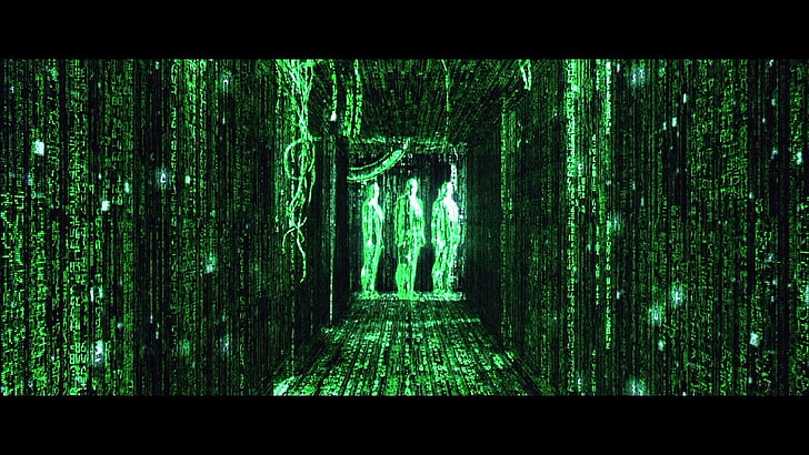 matrix time pictures for background, green color, transfer print
