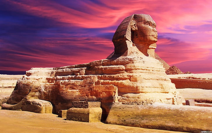 Egyptian Sphinx, HD wallpaper