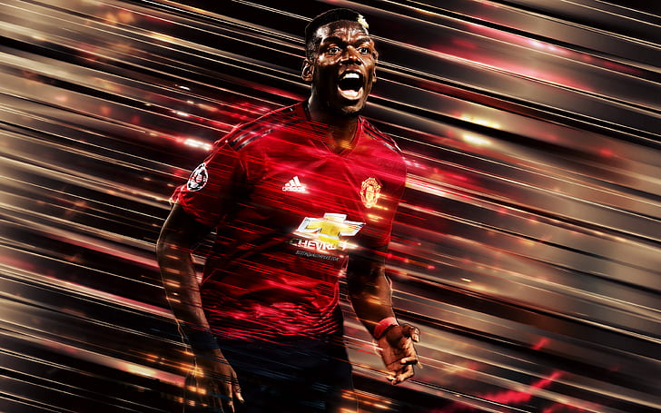 Soccer, Paul Pogba, French, Manchester United F.C.