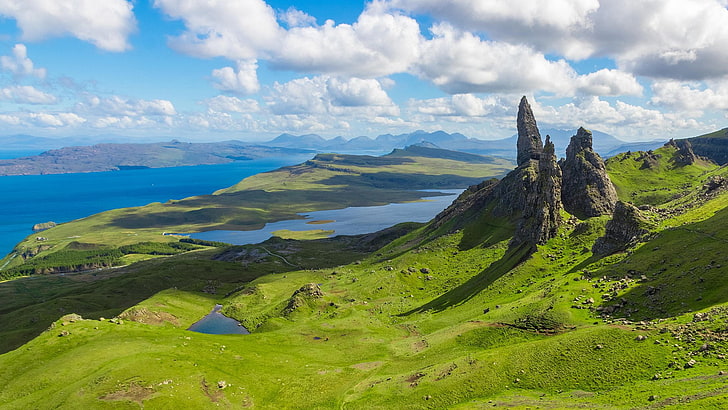 Isle of Skye, Scotland, The Old Man of Storr, HD wallpaper