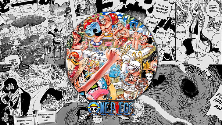 Hd Wallpaper Anime One Piece Brook One Piece Franky One Piece Monkey D Luffy Wallpaper Flare