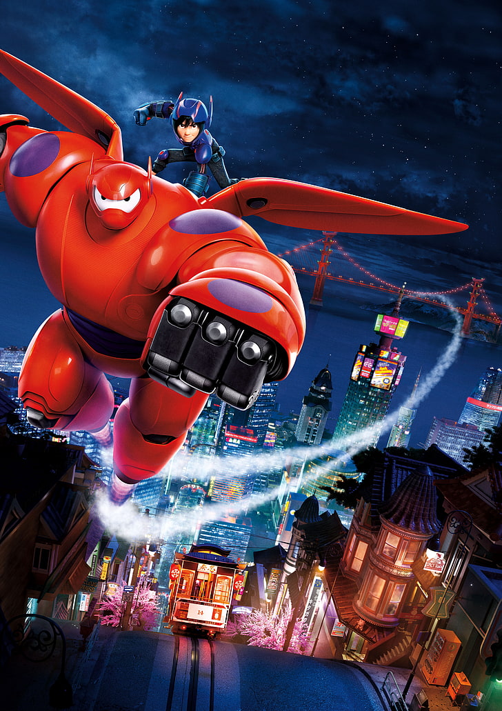 HD wallpaper: Disney, Pixar Animation Studios, Baymax (Big Hero 6), movies  | Wallpaper Flare