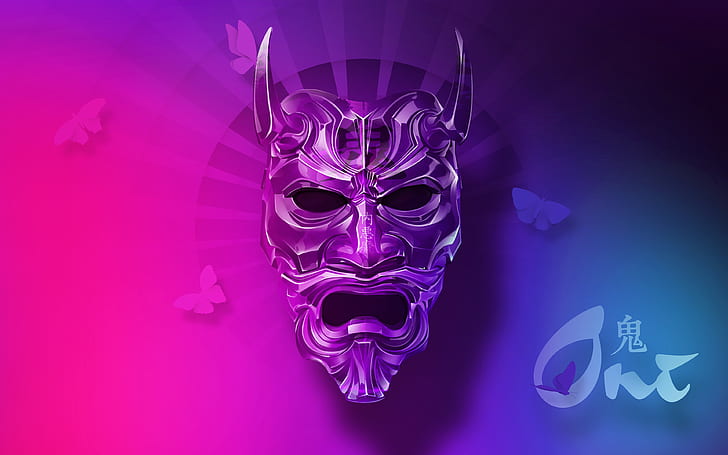 Oni Mask, HD wallpaper