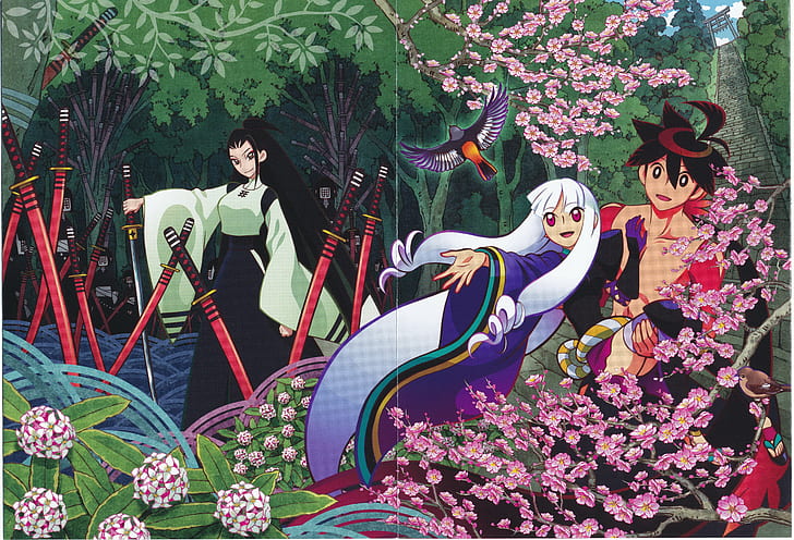 manga, Katanagatari, Togame, Yasuri Shichika, HD wallpaper