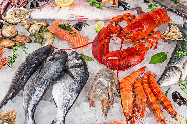 Food, Seafood, Crustacean, Fish, Lobster, Shrimp, HD wallpaper