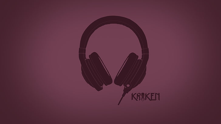 black headphones illustration, Razer, minimalism, video games, HD wallpaper