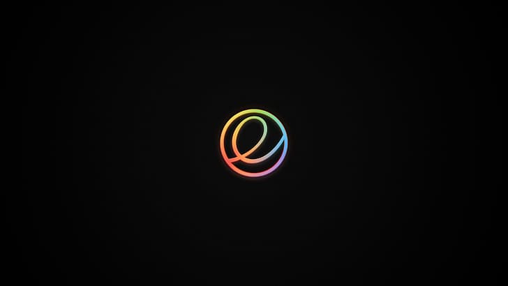 elementary OS, logo, operating system, HD wallpaper
