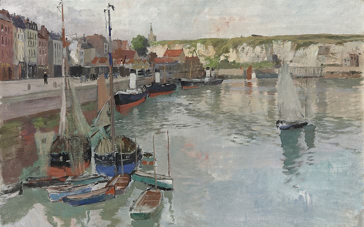 Norwegian painter, Frits Thaulov, Frits Thaulow, Norwegian impressionist painter, HD wallpaper