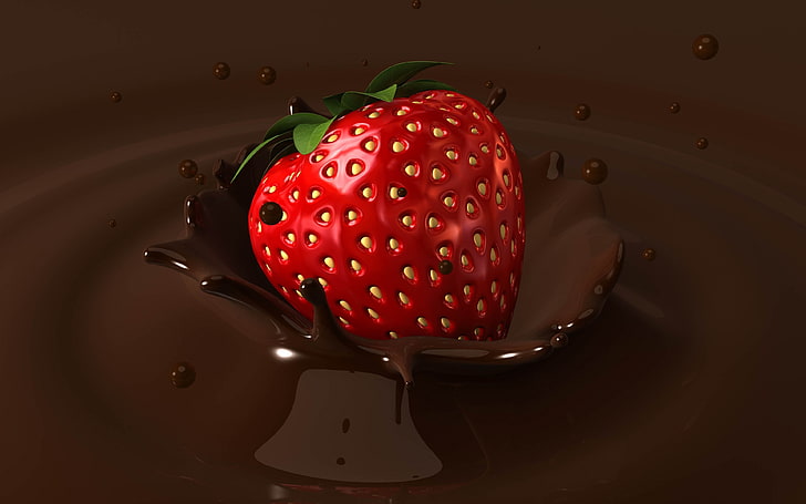 Chocolate strawberry desktop 1080P, 2K, 4K, 5K HD wallpapers free download  | Wallpaper Flare