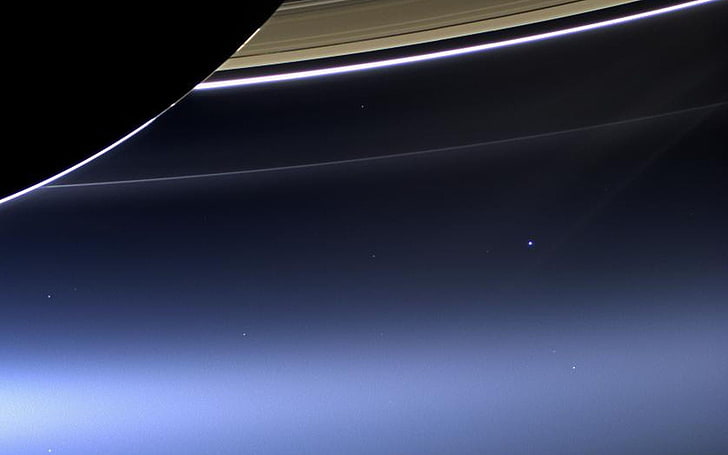 untitled, NASA, space, Saturn, Earth, planetary rings, backgrounds, HD wallpaper