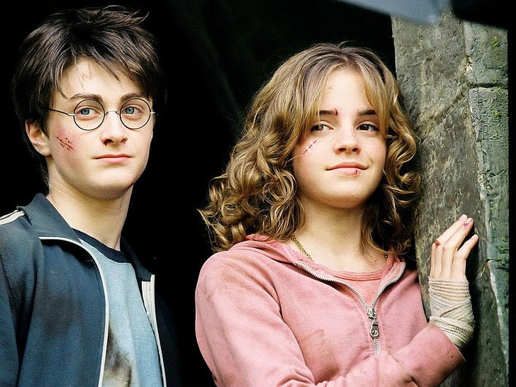 Emma Watson, Hermione Granger, Daniel Radcliffe, Harry Potter, HD wallpaper