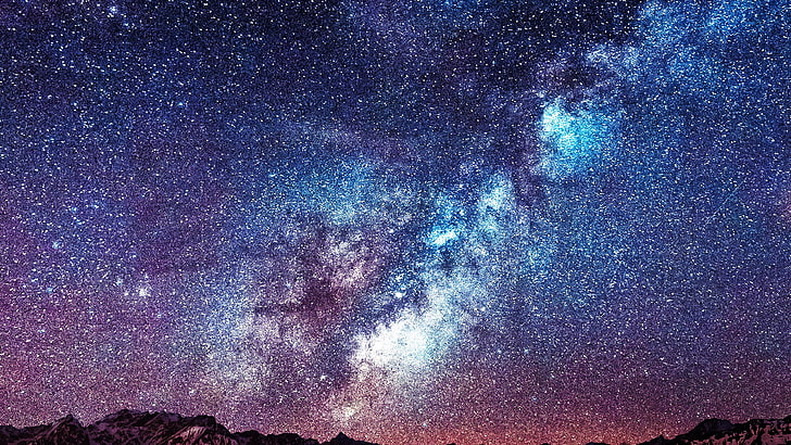 sky, atmosphere, galaxy, phenomenon, universe, astronomical object, HD wallpaper
