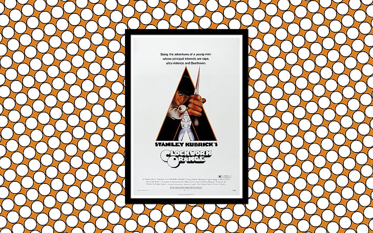 A Clockwork Orange Movie Poster HD, lockwork box, movies, HD wallpaper
