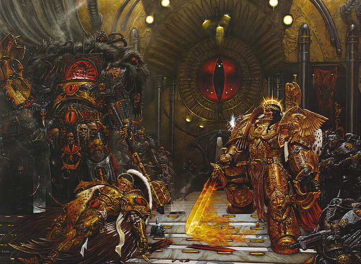 Warhammer digital wallpaper, Horus Heresy, The Horus Heresy, Warhammer 40000