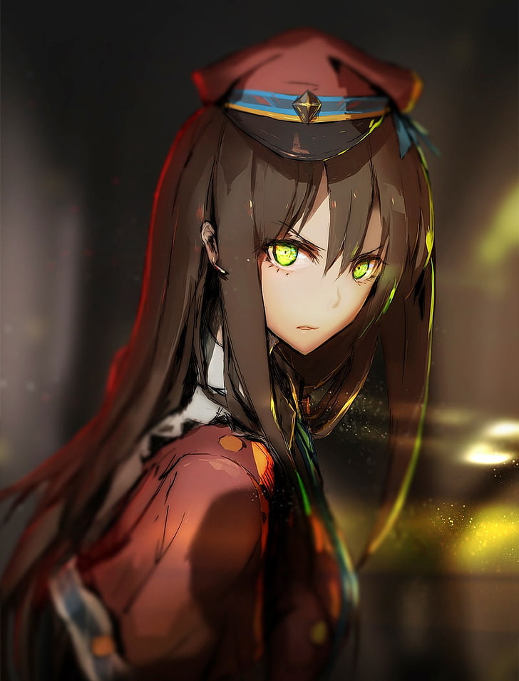 Hd Wallpaper Shibuya Rin Long Hair Green Eyes Hat Angry Anime Girls Wallpaper Flare With tenor, maker of gif keyboard, add popular anime angry eyes animated gifs to your conversations. shibuya rin long hair green eyes hat