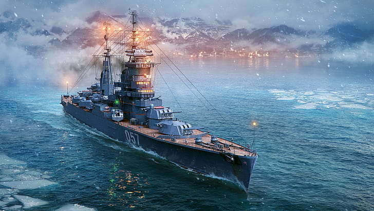 World of Warships, Artillery cruiser, Light cruiser, Cruiser D. 68-bis Alexander Nevsky, HD wallpaper