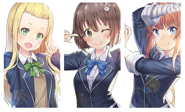 kono bijutsubu ni wa mondai ga aru anime girls usami mizuki imari maria colette konobi collage anime