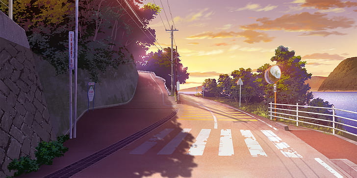 HD wallpaper: landscape, anime | Wallpaper Flare