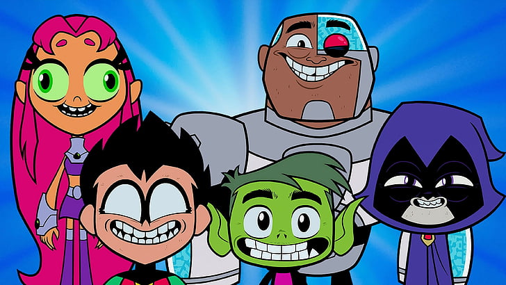 five assorted characters, Teen Titans Go! To the Movies, 4k