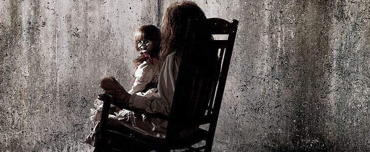 annabelle, doll, ghost, horror, movie, HD wallpaper